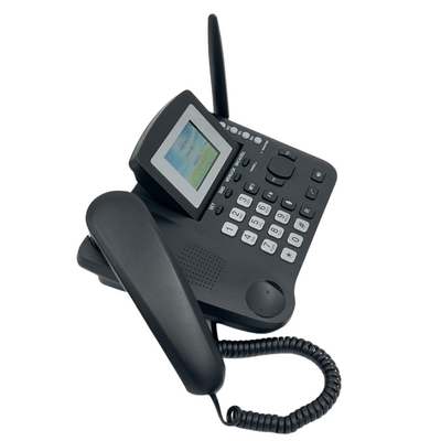 BROADSIS FM Radio Cordless Desktop Phone with Daul Sim Card GSM